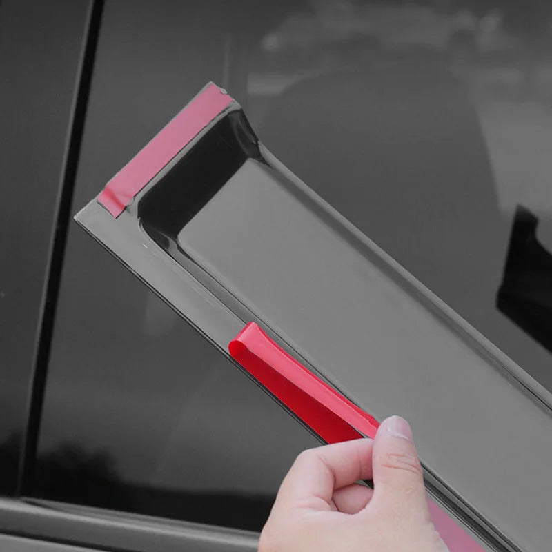 For BYD Ti7 FangChengBao Titanium 7 2026 2027 Widening and thickening waterproof rain eyebrows for car windows and rain barriers