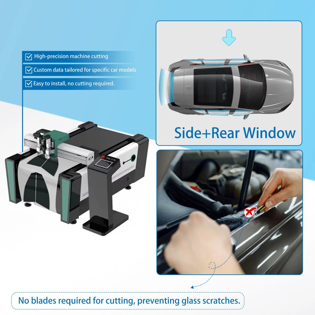 Precut Window Tint Car for Honda Fit 2006-2020 Any Year Auto Sun Uv Blocking Heat 2Ply Window Protector Privacy Films