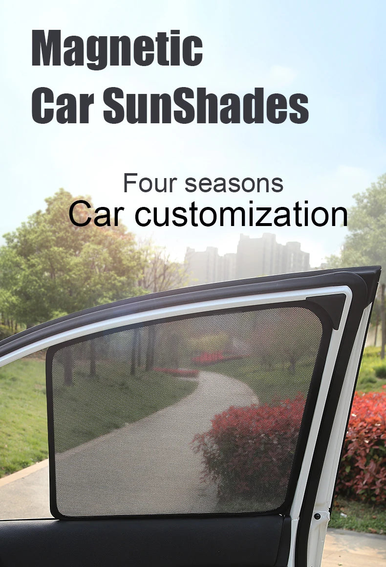 For Nissan PATROL Y62 2010-2025 Car Window SunShade UV Protection Auto Curtain Sun Shade Visor Net Mesh