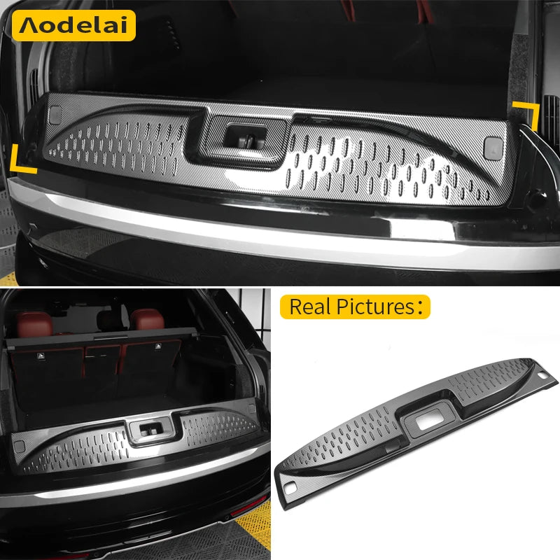 For Land Rover Range Rover 2023-2026 Car L460 Vogue Rear Trunk Bumper Scuff Sill Protector Plate Guard Plate Accessories