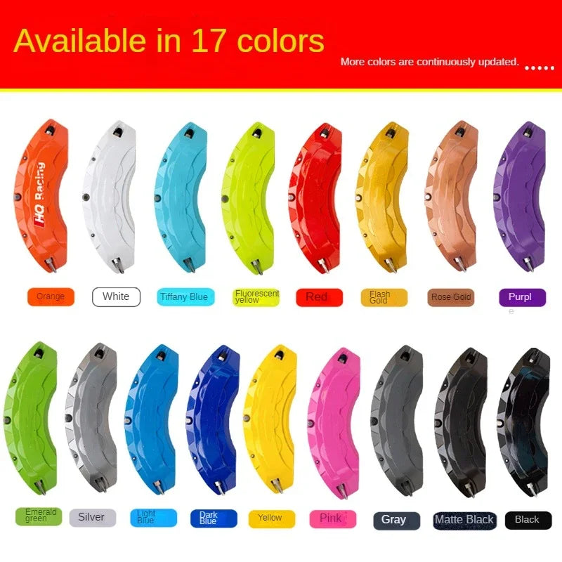 For Audi Car Brake Caliper Cover Aluminum Front Rear Fit RS SQ A1 A2 A3 A4 A5 A6 A7 A8 Q1 Q2 Q3 Q4 Q5 Q6 Q7 Q8 2009-2026