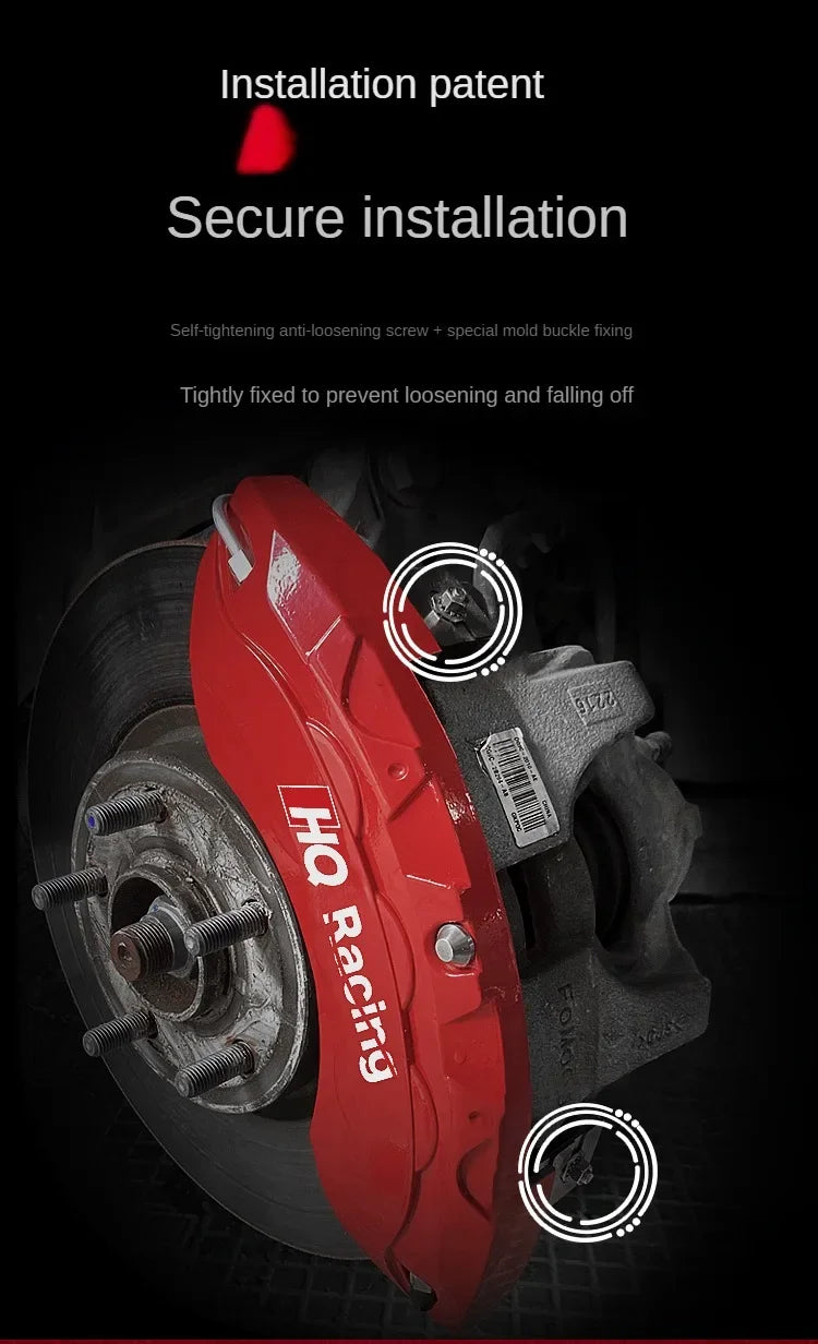 For Audi Car Brake Caliper Cover Aluminum Front Rear Fit RS SQ A1 A2 A3 A4 A5 A6 A7 A8 Q1 Q2 Q3 Q4 Q5 Q6 Q7 Q8 2009-2026