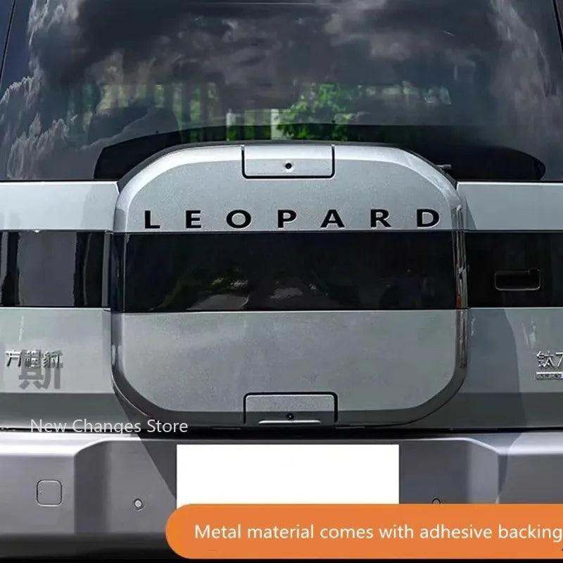 For BYD Ti 7 Personalized Metal Car 3D Logo Letter Decoration Sticker Upgrade Parts