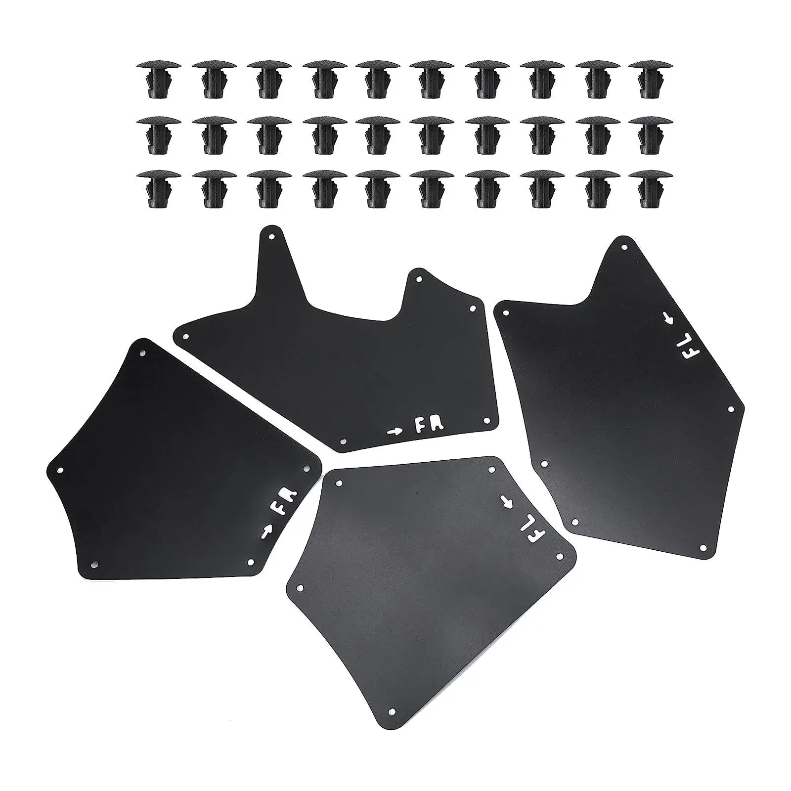 4x Mud Flaps Fender Liner Replacement Mudflaps for Toyota for tundra 2008-2021 Professional Sturdy Easy to Install Accessory