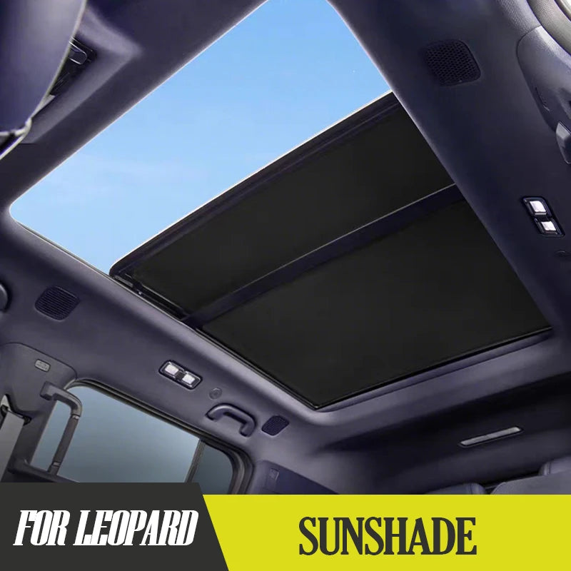 For BYD Formula Leopard 5/8 Special Edition Electrostatic Adsorption Sunroof Shade Roof UV Protection  Thermal Insulation