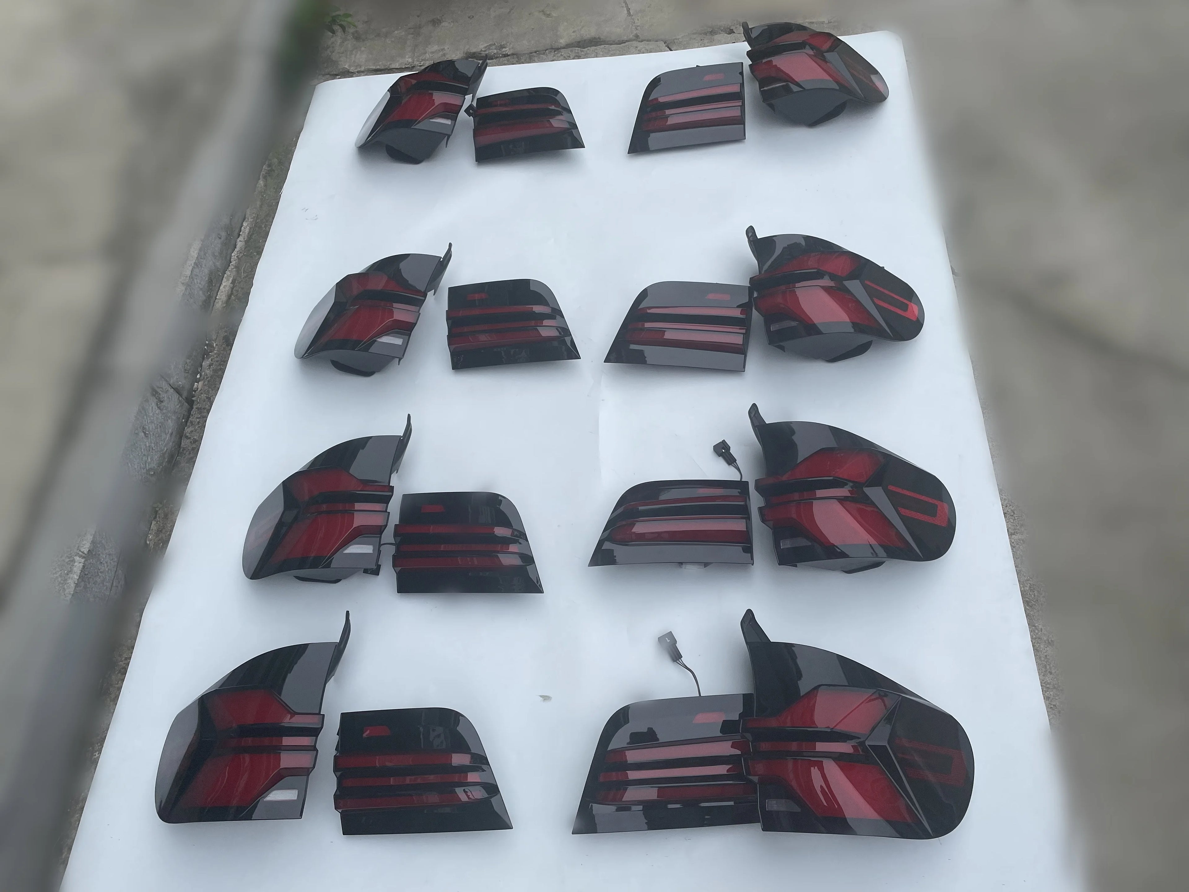 For BMW X5 E70 2007-2013 taillight Assemblies upgrade Flowing Turning Signal Rear Tail Light Auto Lamp Accessory