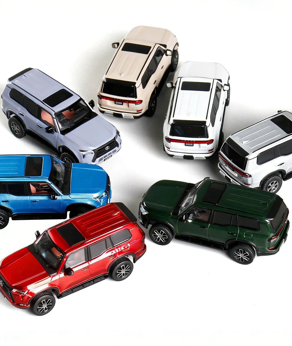 1:64 Lexus GX550 Off-road SUV Alloy Diecast Car Model Static Mini Metal Vehicle Replica Collectible Toy For Car Fans Desk Decor