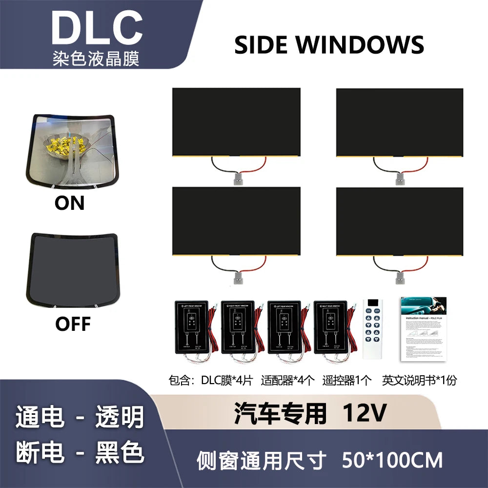 Dry stick DLC VLT40% Window tint Roll-Color Changing UV Proof Smart Electric Car Window Tint Film Privacy