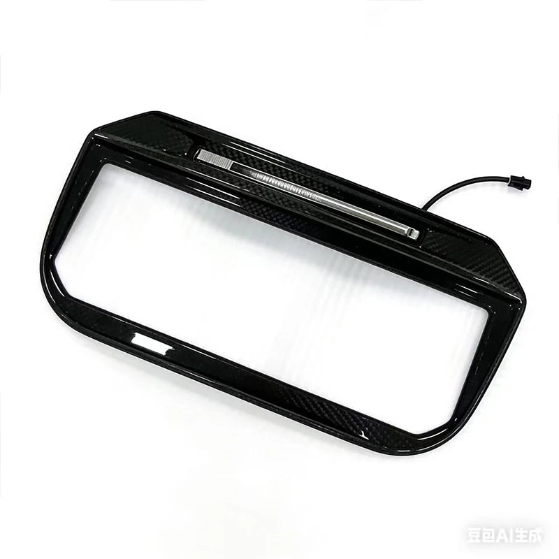 B style dry carbon Fog light cover For Mercedes-Benz W464 G-Class G63 Front Bumper Fog Vent Covers  Car Trim with LED