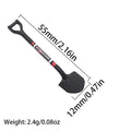 Simulated Metal Shovel Decoration For 1/10 1/18 1/24 Rc Tracked Vehicle Axial Scx10 90046 D90 Yikong Rgt Traxxas Trx4 Trx4m D12