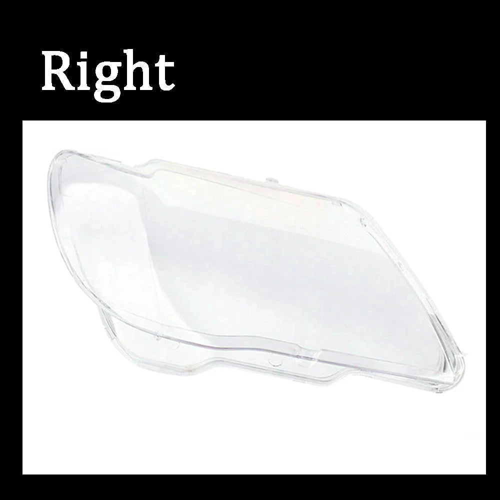 1Pair Car Styling Headlight Clear Cover Front Headlamp Lens Clear Lamp Cover Shell For BMW 7 Series E65 E66 2005-2008