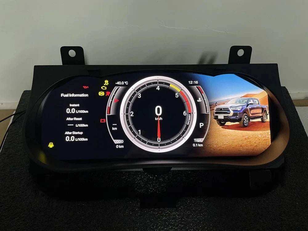 Digital Cluster For Toyota Hilux 2005 2007 2008 2009 2010 2011 2012 2013 Virtual Cockpit Speed Meter Car Dashboard Instrument