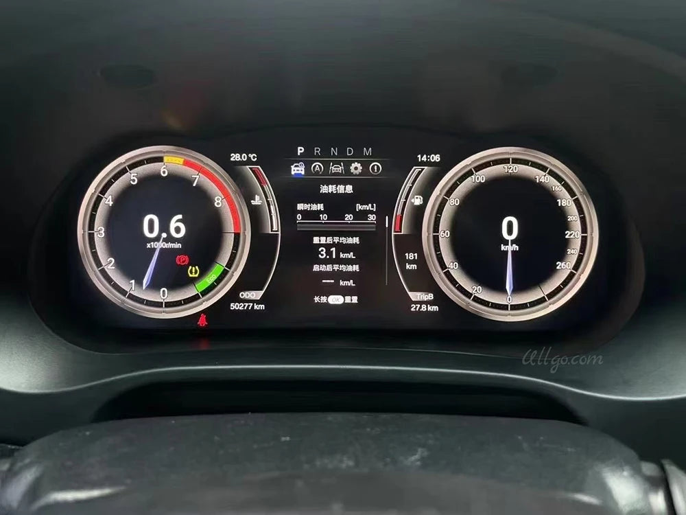 Digital Instrument Cluster for Toyota Hilux Vigo Fortuner 2015-2023 Linux Virtual SpeedOmeter