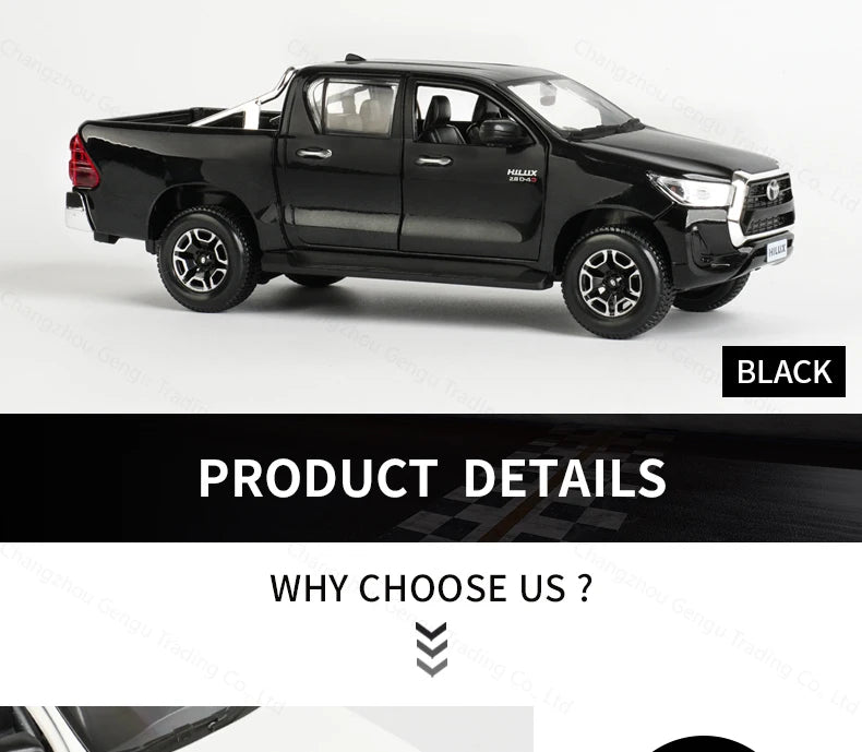 Maisto 1:27 Toyota Hilux Static Die Cast Vehicles Collectible Model Car Toys