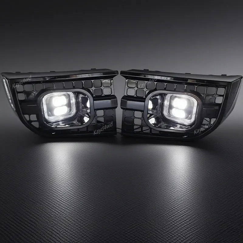 Off Road 4x4 Urban Style Front Square DRL Intake LED Fog Light Daytime Running Lamp For 2020-2025 Land Rover Defender 90 110 130