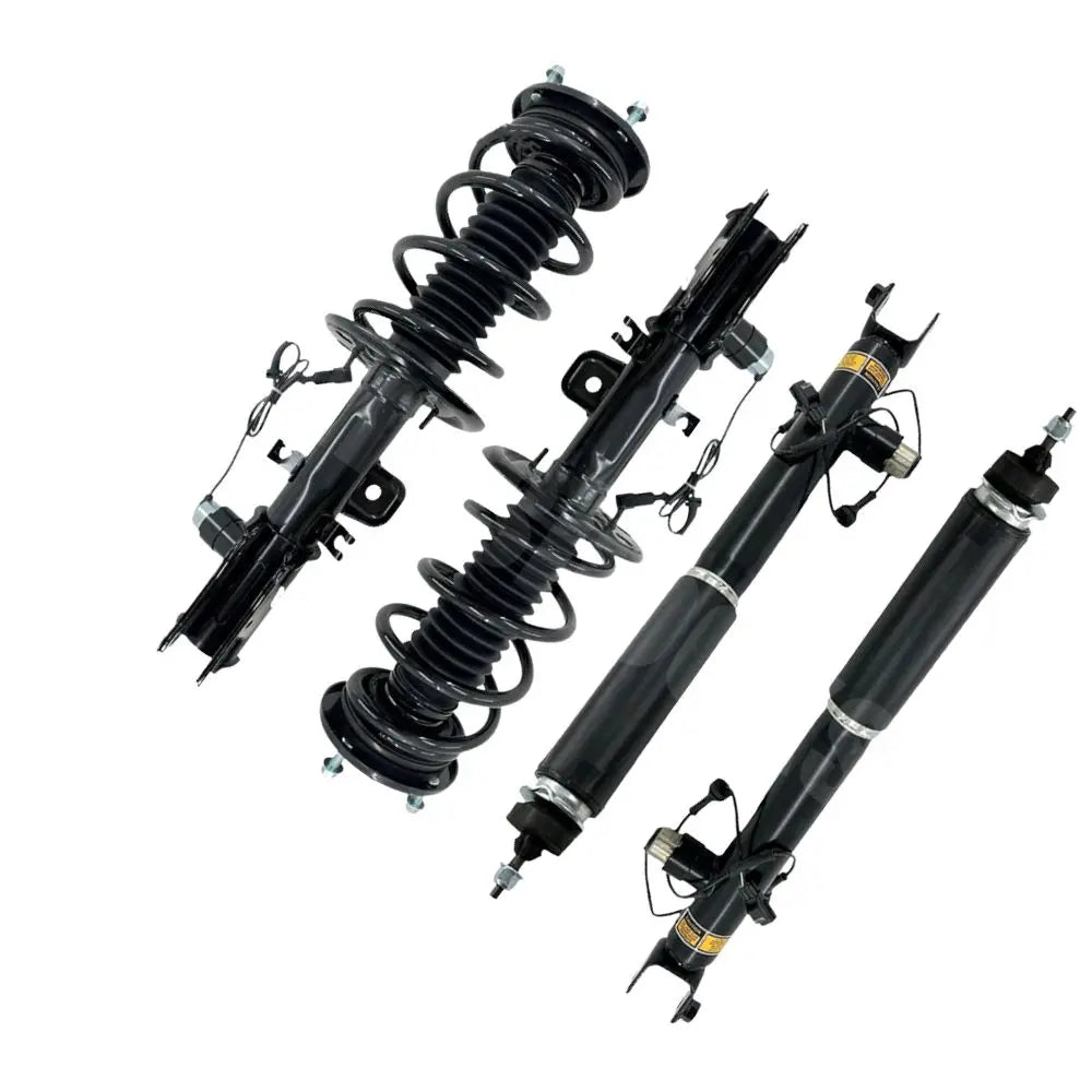 4PCs Front & Rear Shock Struts Assembly w/ Electronic Fit Lincoln MKS 2013-16