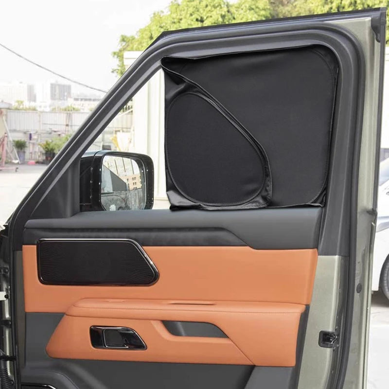 Car Black Window Privacy Sunshade For ROX 01 JISHI 2021-Present Auto Anti-UV Heat Insulation Protect Cover Interior Accessory