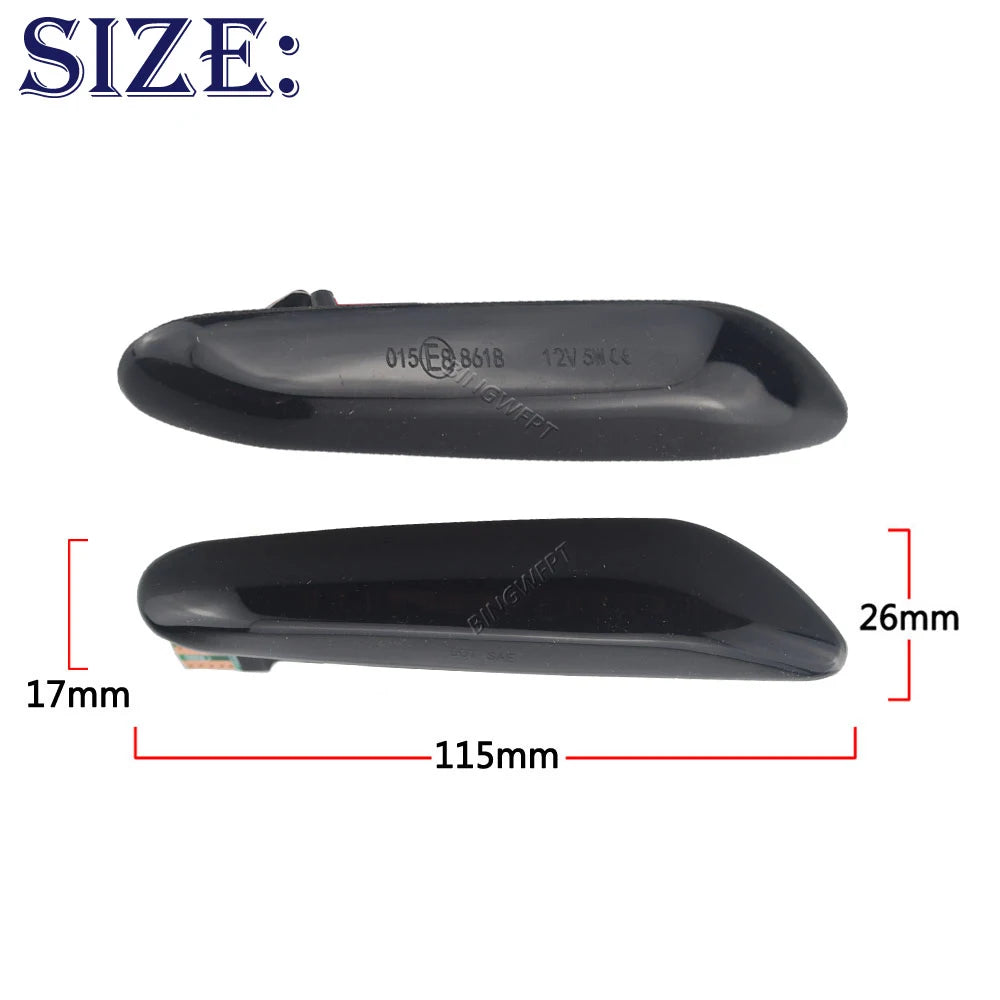 High Quality Dynamic LED Fender Light Side Marker For BMW E60 E61 E90 E91 E87 E81 E83 E84 E88 E92 E93 E82 E46 1 3 5