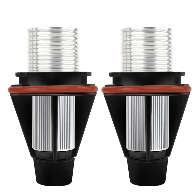 2PCS LED Angel Eyes Marker Lights Bulbs Lamp For BMW E87 E39 M5 E60 E61 E63 E64 M6 E65 E66 E83 X3 E53 X5 2000-2008 White Bright