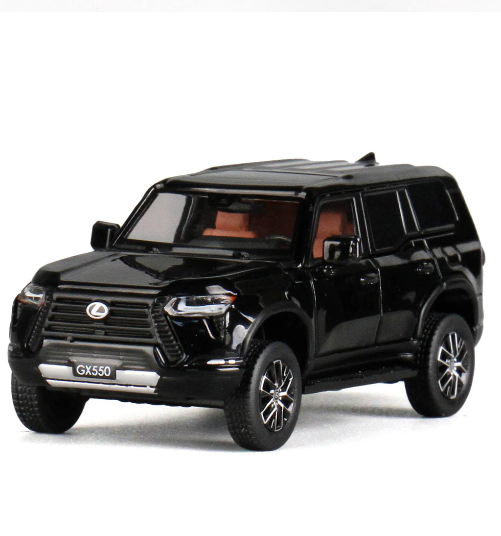 1:64 Lexus GX550 Off-road SUV Alloy Diecast Car Model Static Mini Metal Vehicle Replica Collectible Toy For Car Fans Desk Decor