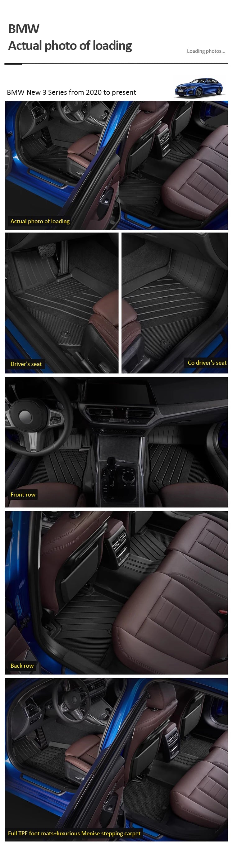 LHD Car Foot Pads For BYD Ti7 Fangchengbao Leopard 7 2025 2026 2027 Accessories TPE Auto Floor Mats All Weather Waterproof Mat