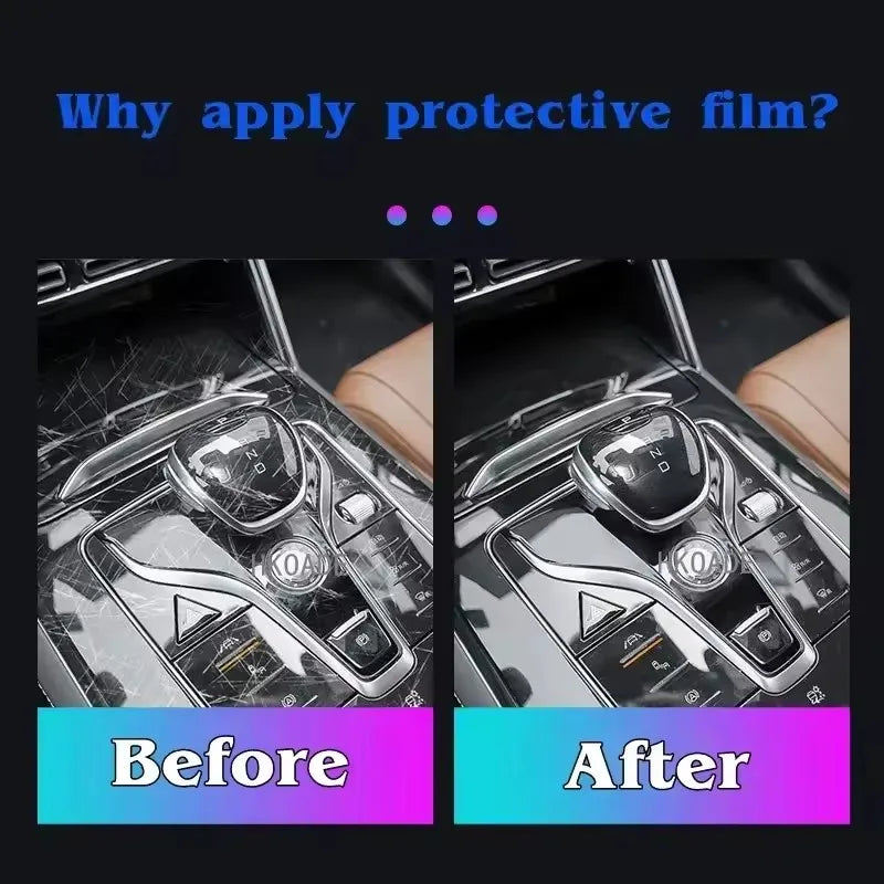 For Nissan Patrol Overseas Version 2025 Dashboard Multimedia Navigation Transparent Anti-Scratch Protection Film Modification