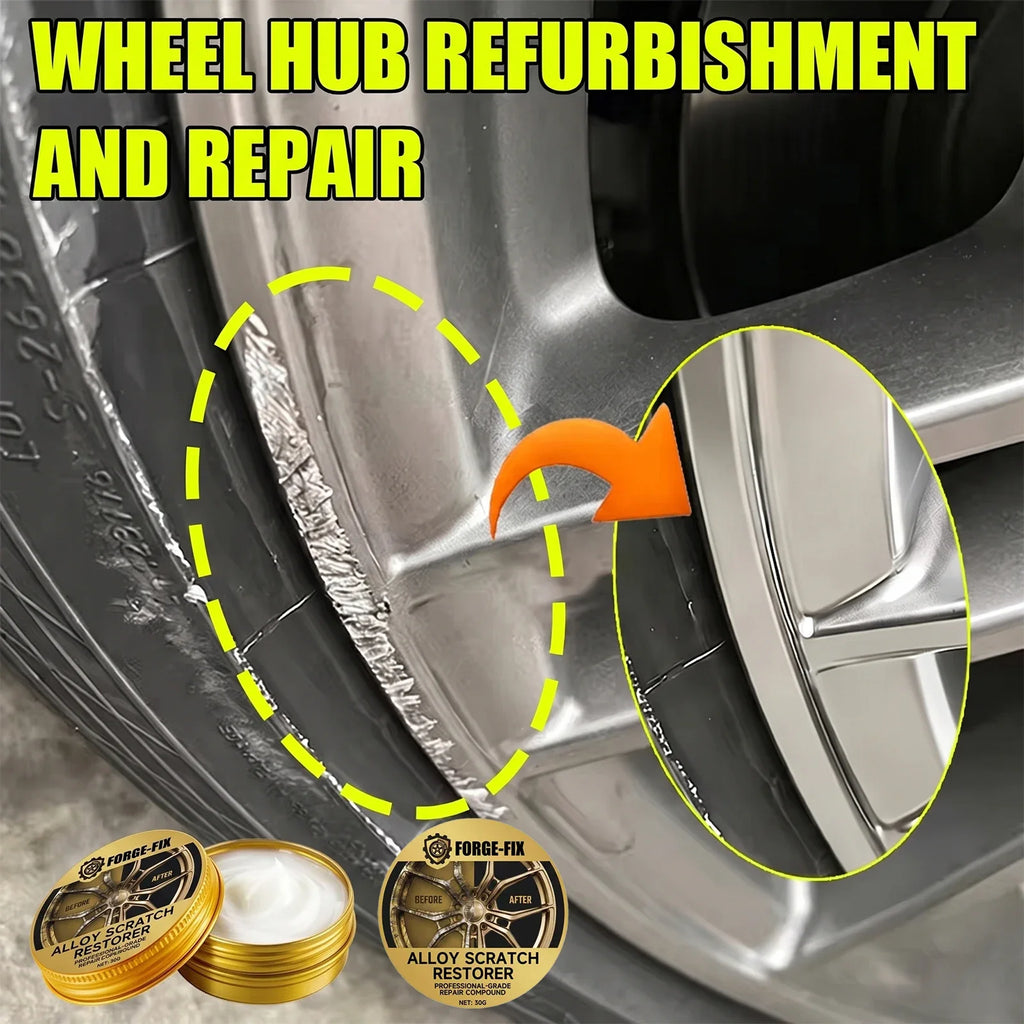 Car Wheel Rim Scratch Repair Paste  Aluminum Alloy Rim Refurbishment Paint for Scratches