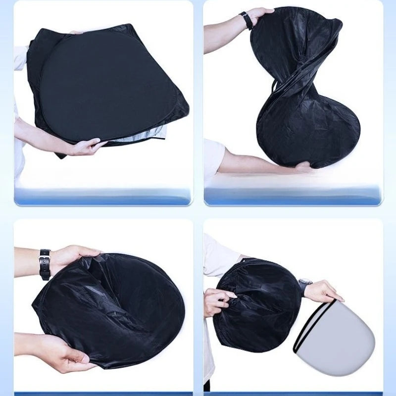 New Windshield Sun Shade Blocks Ray Reflector Auto Window Visor Shield Cover Foldable Parasol For BYD Leopard Titanium 3 2025