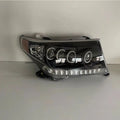 1PCS LED 4LENS Modify Headlights for Toyota Land Cruiser LC200 2008  81185-60F30 81145-60F20 Daytime Running Light