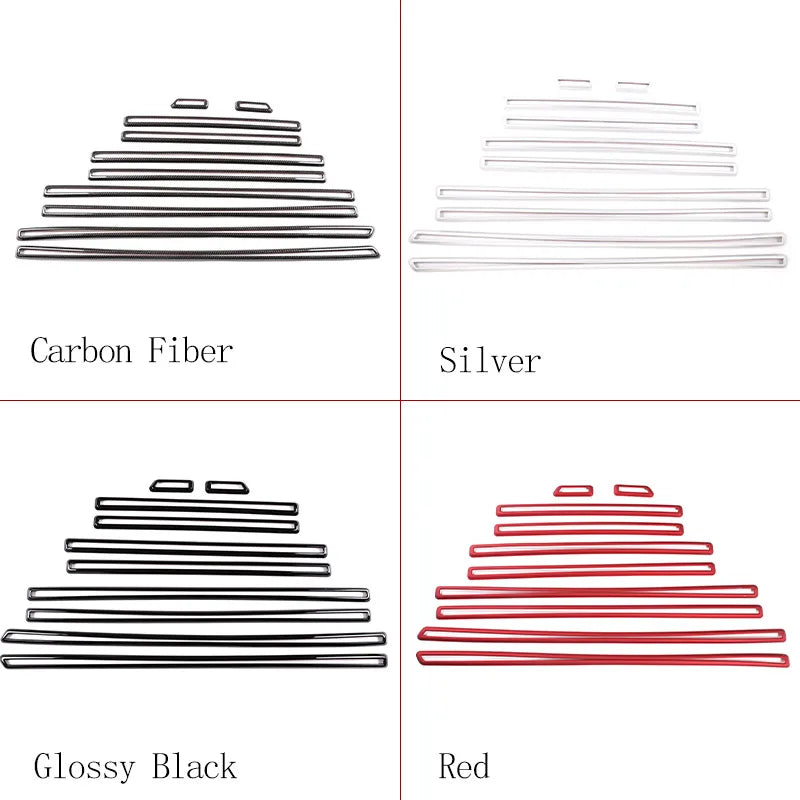 10 Pcs/Set ABS Car Side Door Body Molding Strips Cover Trim For Mercedes Benz G Class W464 2019-2025 Car Exterior Accessories