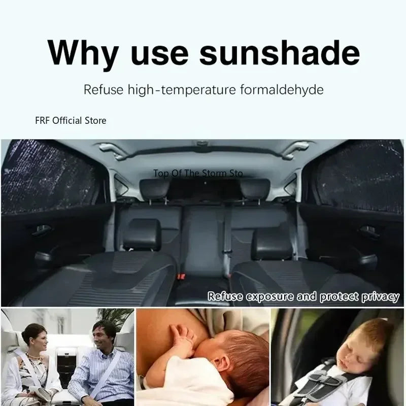 Full Coverage Sunshade For Nissan Patrol Y62 2010 2011~2023 Infiniti QX56 QX80 Sun Shade Car Heat insulation Anti-UV Accessories