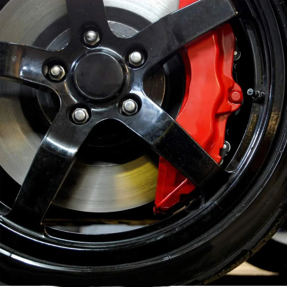 Racing Brake Caliper Covers 1 Pair of Universal Front And Rear Brake Caliper Covers Suitable For All Wheels Car Accessories