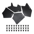 4x Mud Flaps Fender Liner Replacement Mudflaps for Toyota for tundra 2008-2021 Professional Sturdy Easy to Install Accessory