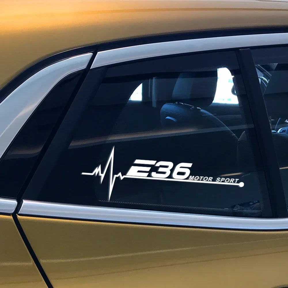 Car Side Window Sticker Auto Decor Film Decal Accessories for BMW E46 E90 E91 E60 E39 E36 E87 E92 E30 E34 E61 E62