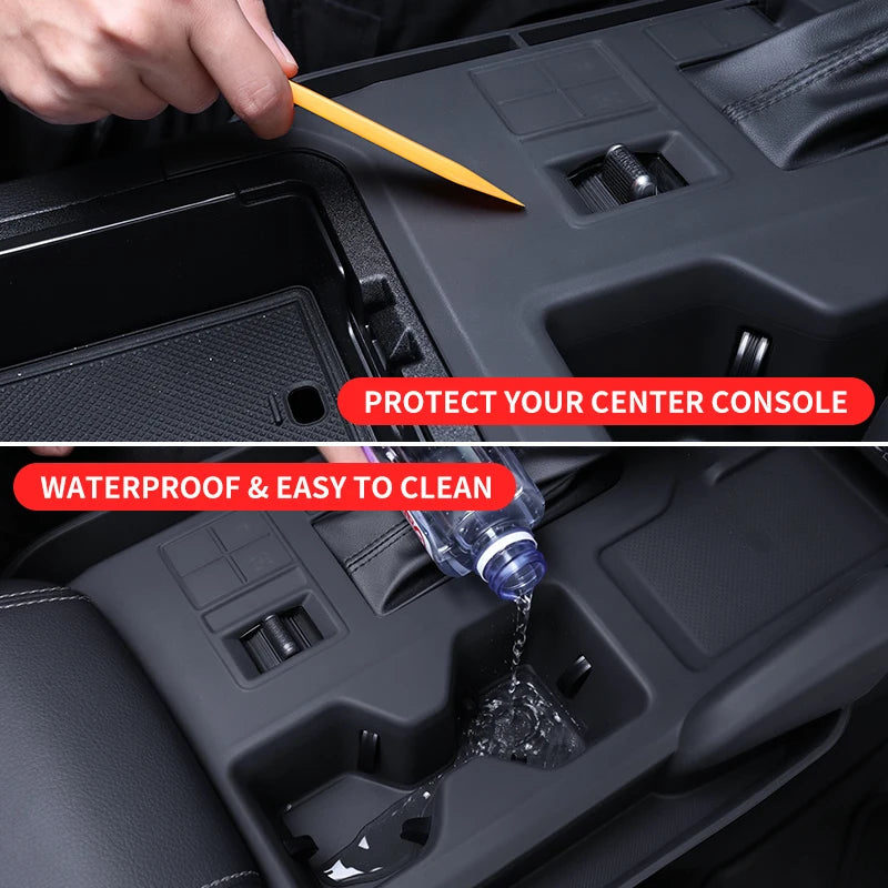 For Toyota Land Cruiser Prado LC250 250 J250 2024-2026 Center Console Silicone Cover Anti-Scratch Anti-Dust Perfect Fit Interior