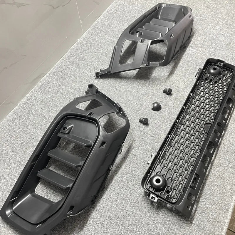 For Mercedes G Class 2019-2024 W464 G63 Upgrade 2025 W465 G63 Style Front Bumper Grille 3Pcs Facelift Exterior Mod Accessories