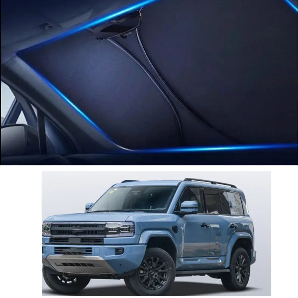 For BYD leopard 5 Denza B5 Sunshades UV Protection Curtain Sun Shade Visor Front Windshield Protector Car Accessories
