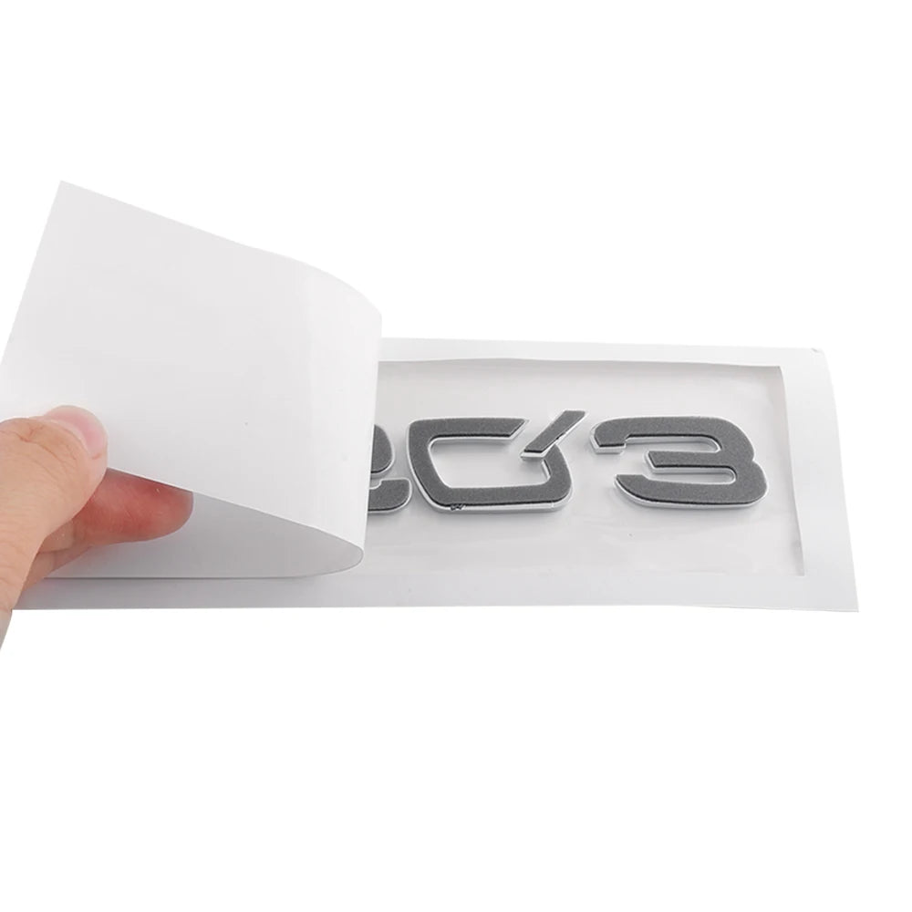 3D ABS Auto Body Rear Trunk Decoration Sticker Car Styling Emblem Decal Refit Accessories For Audi SQ3 SQ5 SQ7 RSQ3 RSQ5 RSQ7 RS
