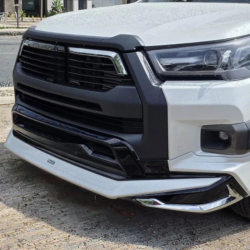 /High Quality Hilux Revo Rocco Rogue 2020-2023 Front Bumper Lip Body Kit