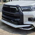 /High Quality Hilux Revo Rocco Rogue 2020-2023 Front Bumper Lip Body Kit