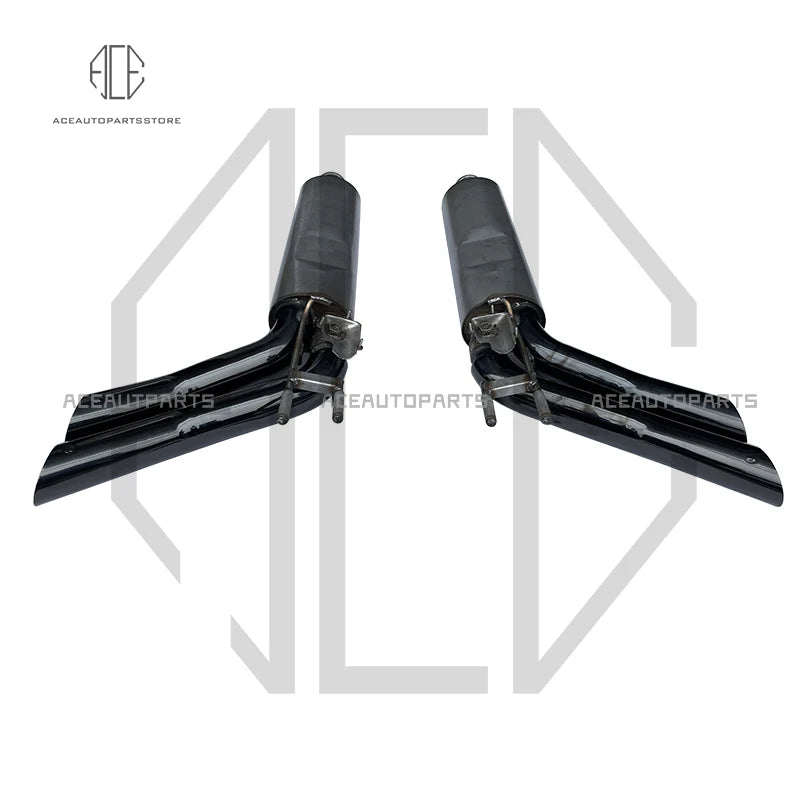 Best sell production stainless steel exhaust tips muffler tips for G class W464 W463A G63 G500 B style auto exhaust