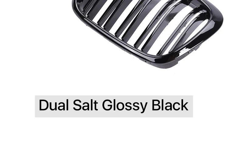 Front Bumper Lower Kidney Inside Grills Ventilation M Style Chrome Design Grille Facelift For BMW 5 Series E39 1997 -2003 LCI