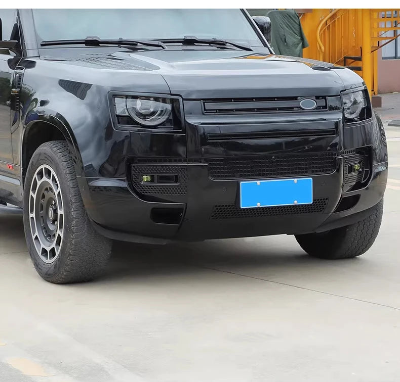 9-piece For Land Rover Defender 90 110 130 Water Tank Cover Racing Grid Protective Net Condenser lossless installation Accessory