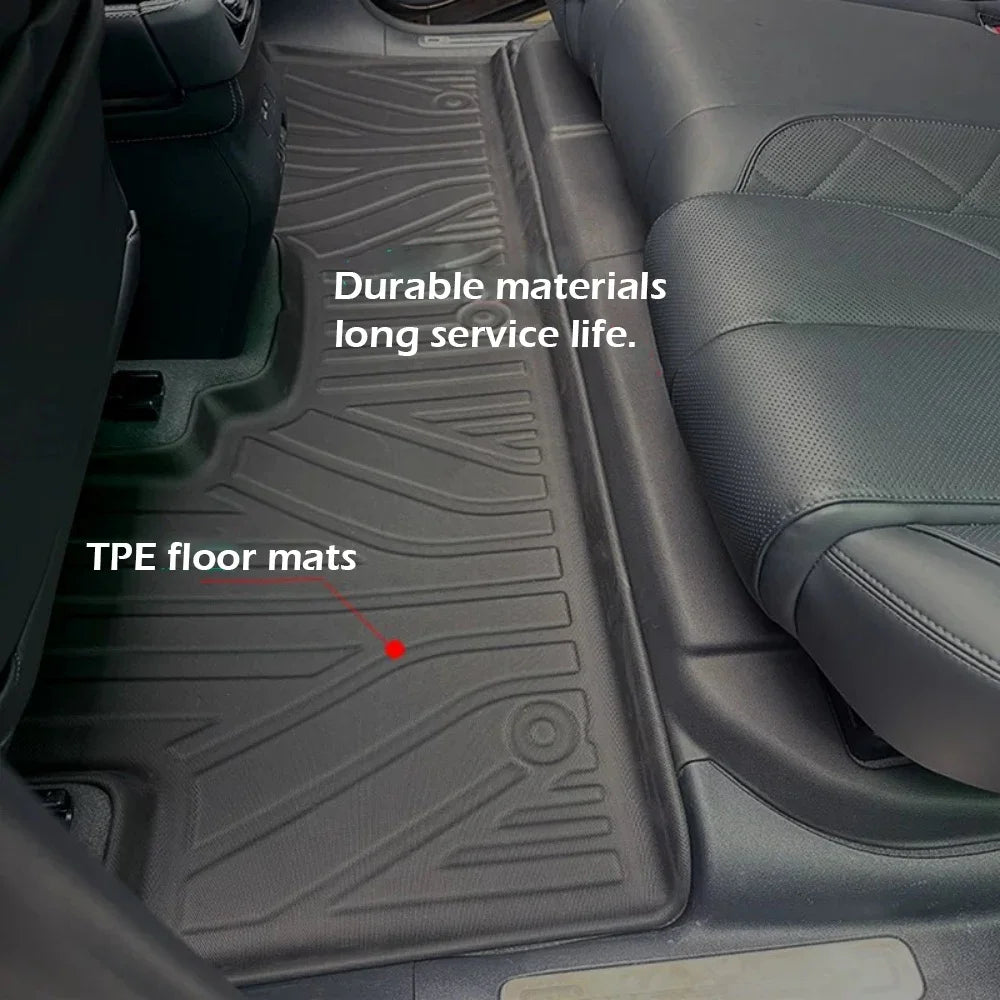 TPE Floor Mats,Floor Mats & Cargo Liners Protectors Non-slip For For BYD Formula Leopard 5 2023+ Bao 5