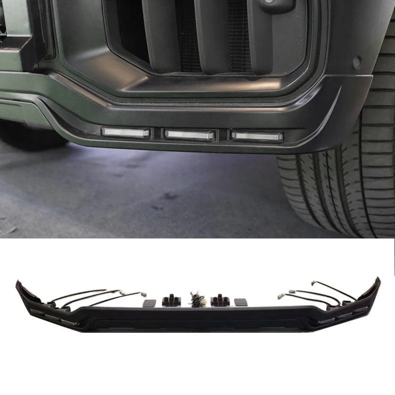 B  style dry carbon fiber front lip suitable for Mercedes G-Class sedan W465 G63 AMG G500 G350 G550 2024-206, 1:1 high-quali
