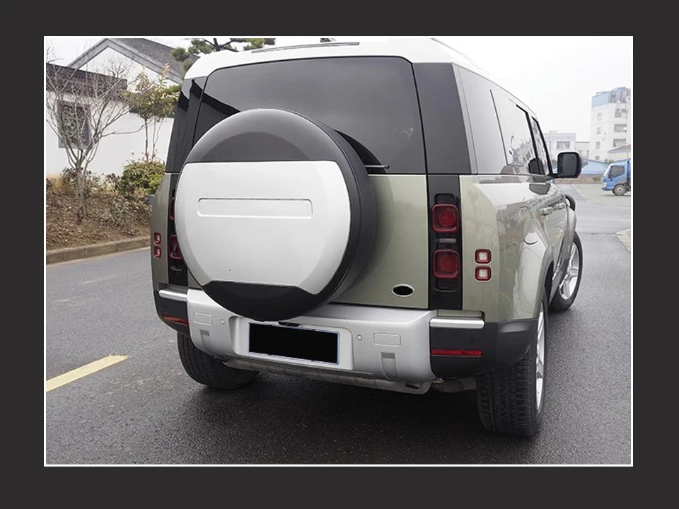 Spare Tire Cover Rear for Land Rover Defender 90 110 2020-2025 Trunk Spare Cover Wheel Cove Exterior Decoration Accessories