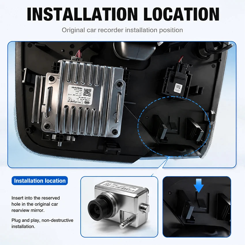 HD Dash Cam For BYD HC-3776940M Car Dvr Recorder Camera For BYD Sealion 7 SL7 2024-2026 (Not Available in EU and UK)