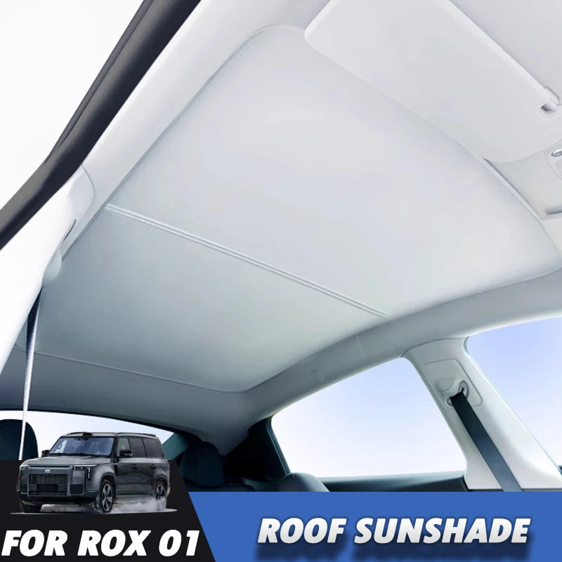 Roof Sunshade for Polestones 01 Rox 01 Special Edition Electrostatic Adsorption Sunroof Shade UV Protection Thermal Insulation