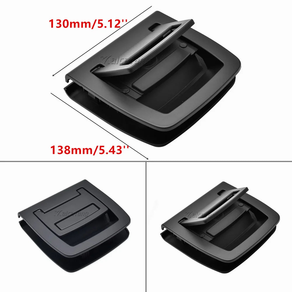 Car Rear Trunk Tail Cover Bottom Plate Mat Floor Carpet Trunk Handle Key Hole For BMW 5 SERIES E61 X5 X6 E70 E71 51476958161