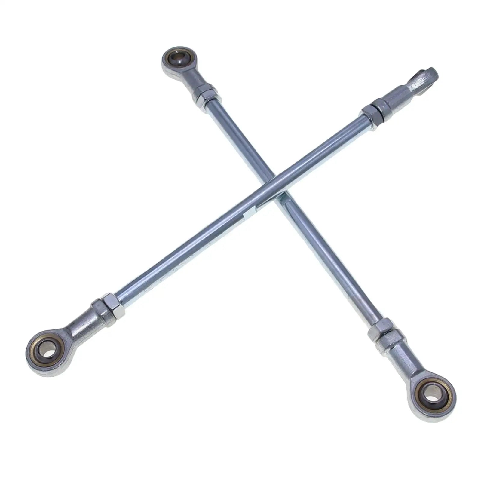 M10 Alloy Steering Tie Rod Ball Joiner Short Pull Rod 310mm Durable Parts for ATV Quad Go Karting Vehicle